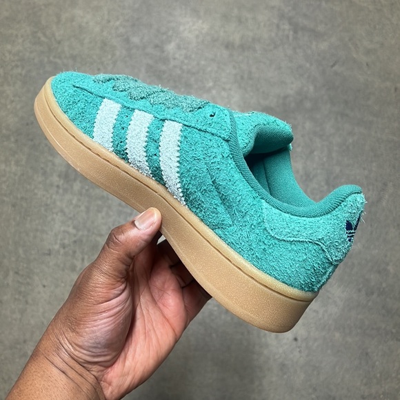 WMNS ADIDAS ORIGINALS
CAMPUS 00s TEAL PURPLE NEON GUM SHOES SNEAKERS WOMAN 7PM - Picture 9 of 9